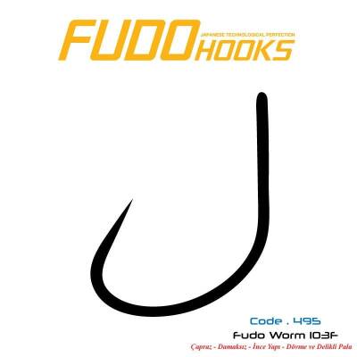 Fudo 4951 Worm 103F Black Nikel İğne 4 - 2