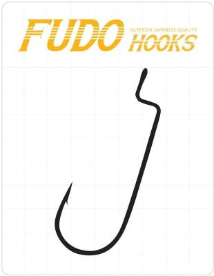 Fudo 5901 Fudo Worm 114 Black Nikel İğne 1/0 - 2