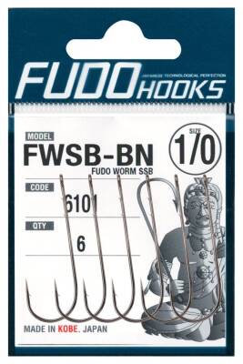 Fudo 6101 Worm SSB Black Nikel Uzun Pala Tırnaklı İğne 2 - 3