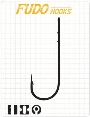 Fudo 6101 Worm SSB Black Nikel Uzun Pala Tırnaklı İğne 3/0 - 2