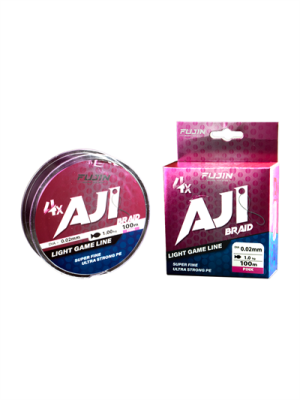 Fujin Aji Light Game Braid 4X 100Mt. Pink İp - 1