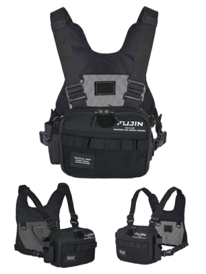 Fujin Aji Vest Tactical Black Balıkçı Çantası - 2