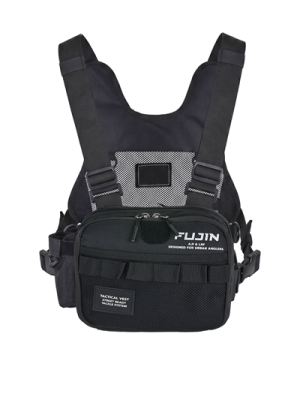 Fujin Aji Vest Tactical Black Balıkçı Çantası - 3