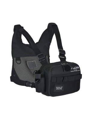 Fujin Aji Vest Tactical Black Balıkçı Çantası - 4