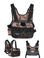 Fujin Aji Vest Tactical Brown Camo Balıkçı Çantası - 2