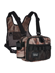 Fujin Aji Vest Tactical Brown Camo Balıkçı Çantası - 4