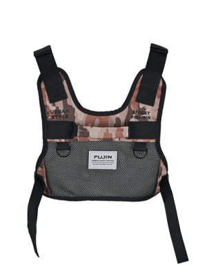 Fujin Aji Vest Tactical Brown Camo Balıkçı Çantası - 5
