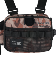 Fujin Aji Vest Tactical Brown Camo Balıkçı Çantası - 7