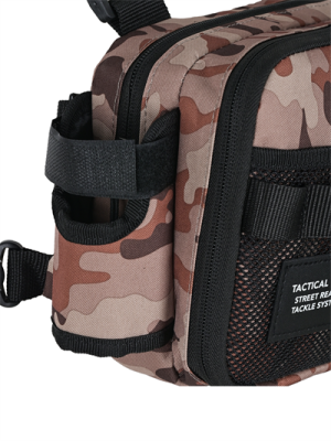Fujin Aji Vest Tactical Brown Camo Balıkçı Çantası - 8
