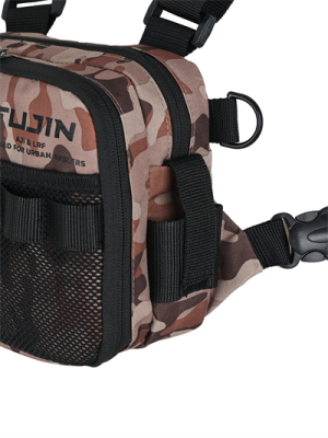 Fujin Aji Vest Tactical Brown Camo Balıkçı Çantası - 9