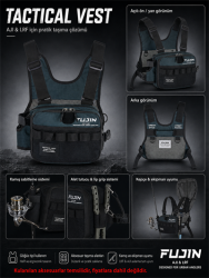 Fujin Aji Vest Tactical Indigo Balıkçı Çantası - Fujin