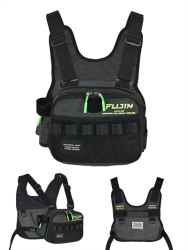 Fujin Aji Vest Tactical Khaki Balıkçı Çantası - 2