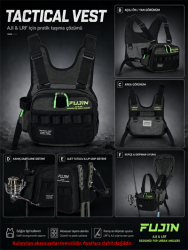 Fujin Aji Vest Tactical Khaki Balıkçı Çantası - Fujin