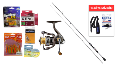 Fujin Ajime 183cm 05-5gr&Fujin Ajime 1000 LRF Seti - 1
