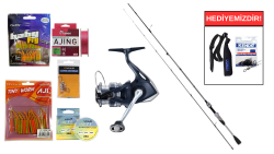 Fujin Ajime 183cm 05-5gr&Shimano Makina Catana 1000 FE LRF Seti - Fujin