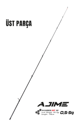 Fujin Ajime 198cm 05-5gr LRF Kamışı #1 Üst Parça - 1