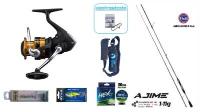 Fujin Ajime 228cm 1-11 gr & Shimano FX 1000 FC LRF Seti - 1
