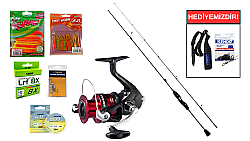 Fujin Ajime Black Swan 175cm 02-3gr&Shimano Sienna 500 FG LRF Seti - Shimano