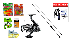Fujin Ajime Black Swan 190cm 03-4gr&Daiwa Crossfire 26 LT 1000 LRF Seti - Daiwa