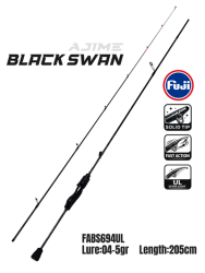 Fujin Ajime Black Swan 205cm 04-5gr Aji LRF Kamışı - Fujin