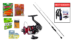 Fujin Ajime Black Swan 205cm 04-5gr&Shimano Sienna 1000 FG LRF Seti - Shimano