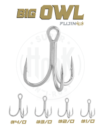 Fujin Big OWL Süper Anti-Rust Üçlü Kanca - Fujin