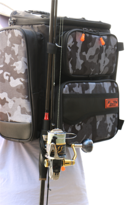 Fujin Black Camo Back Pack - Balıkçı Sırt Çantası - 5