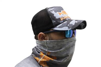 Fujin Black Camo Fish Balıkçı Şapkası - 6