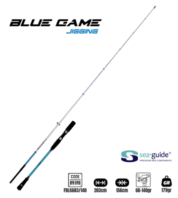 Fujin BlueGame Jigging 203cm 60-140gr Jig Kamışı - 1