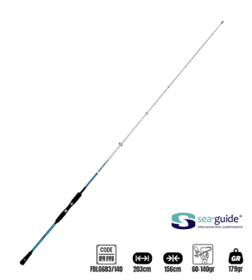 Fujin BlueGame Jigging 203cm 60-140gr Jig Kamışı - 2