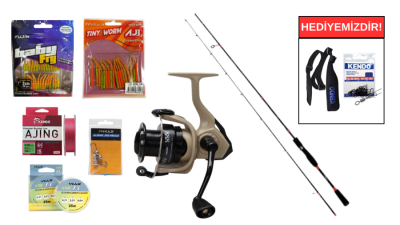 Fujin Boreas 258cm 1-20gr&Okuma Outrax OR-1000SGA 1+1BB LRF Seti - 1