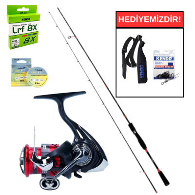  Fujin Boreas Bream 230cm 1-15gr&Daiwa Ninja 23 LT 1000 LRF Seti - 1