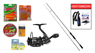 Fujin Boreas Bream 230cm 1-15gr&Ryuji Infinity 2000S 5+1BB LRF Seti - 1