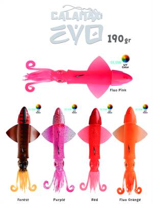 Fujin Calamax EVO 190gr Combo Squid Silikon Yem - 7
