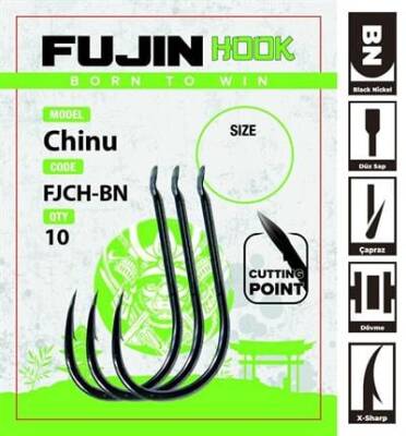 Fujin Chinu Çapraz Deliksiz Olta Kancası - 1