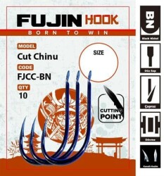 Fujin Cut Chinu Çapraz Deliksiz Olta Kancası - Fujin