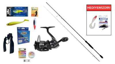 Fujin Dragon 270cm 8-32Gr&Ryuji Infinity 4000M 5+1BB Spin Seti - 1