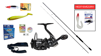 Fujin Dragon 270cm 8-32Gr&Ryuji Infinity 4000M 5+1BB Spin Seti - 1
