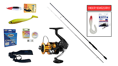 Fujin Dragon 270cm 8-32 Gr&Shimano FX 4000 FC Spin Seti - 1