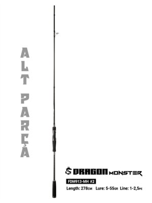 Fujin Dragon Monster 278cm 5-55gr Alt Parça - 1