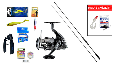 Fujin Dragon Monster 278cm 5-55gr&Daiwa Crossfire 26 LT 4000C Spin Seti - 1