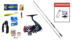 Fujin Dragon Monster 278cm 5-55gr&Daiwa Ninja 23 LT 4000 C Spin Seti - Daiwa