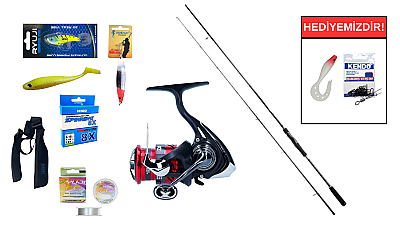 Fujin Dragon Monster 278cm 5-55gr&Daiwa Ninja 23 LT 4000 C Spin Seti - 1