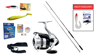 Fujin Dragon Monster 278cm 5-55gr&Daiwa Strikeforce 4000 B Spin Seti - 1