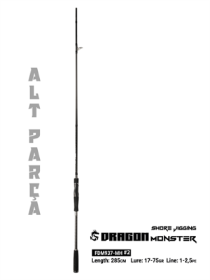 Fujin Dragon Monster 285cm 17-75gr Alt Parça - 1