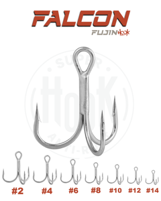 Fujin Falcon Süper Anti-Rust Üçlü Kanca - 1