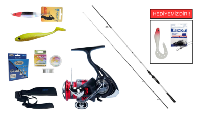 Fujin FastGame 265cm 8-35 gr&Daiwa Ninja 23 LT 3000 C Spin Seti - 1