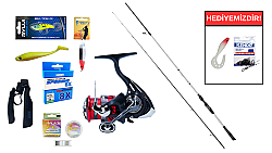 Fujin FastGame 265cm 8-35 gr&Daiwa Ninja 23 LT 4000 C Spin Seti - Daiwa