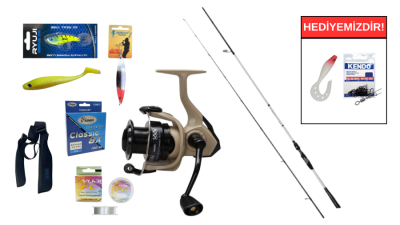 Fujin FastGame 265cm 8-35 gr&Okuma Outrax OR-4000SGA 1+1BB Spin Seti - 1