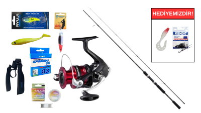 Shimano FX XT 2,70m 10-30g&Shimano Sienna 4000 FG Spin Seti - 1